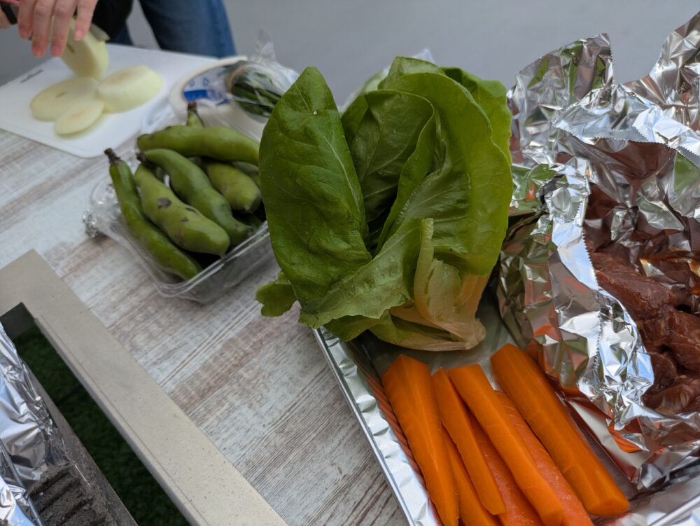 BBQデイズコルトンプラザ市川の野菜
