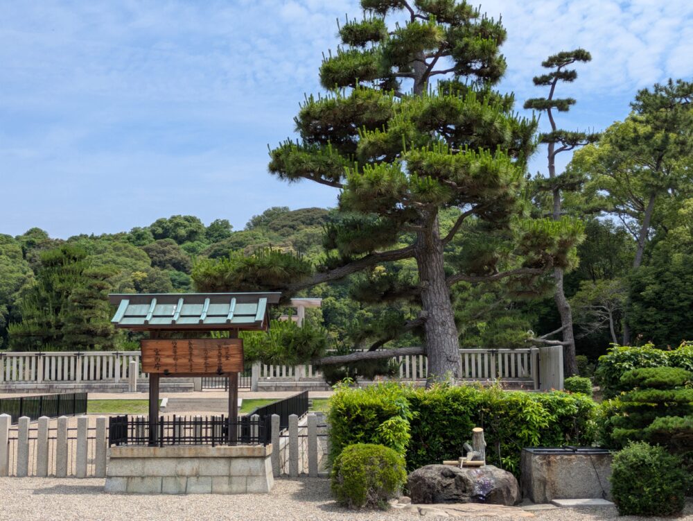 仁徳天皇陵古墳(大仙陵古墳)の掲示物