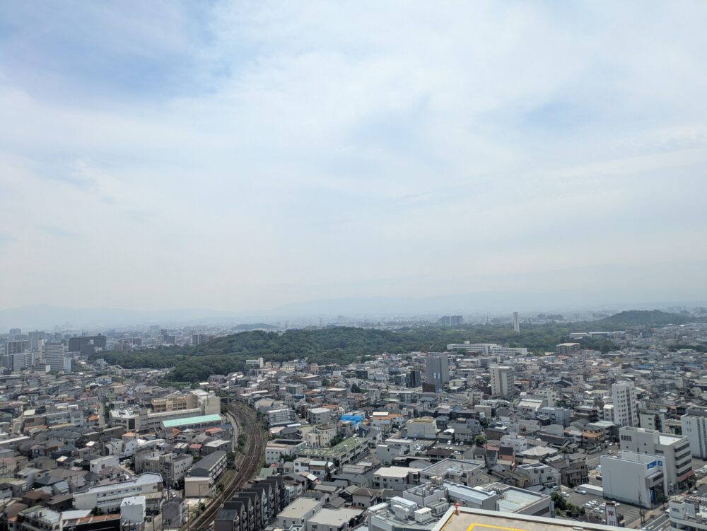 堺市役所21階展望ロビーからの眺め
