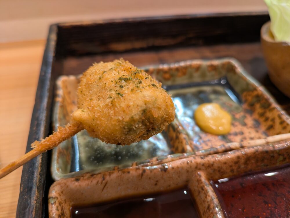 冨来也の三つ葉の鱚巻き
