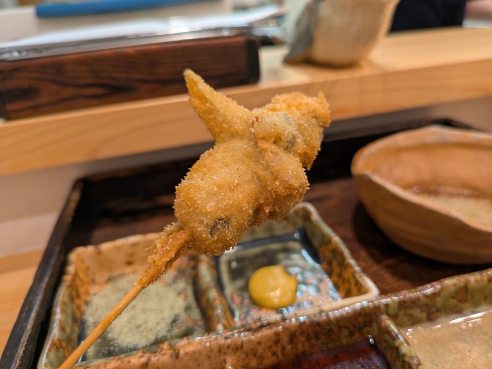 冨来也のつぶ貝と茗荷