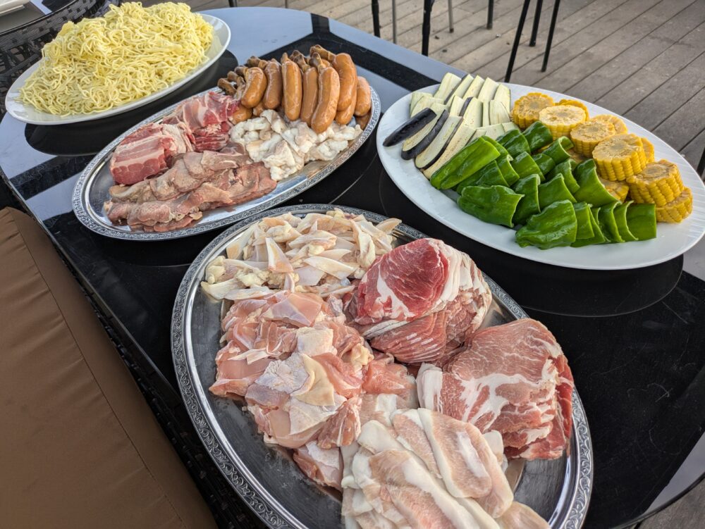 Sky Terrace BBQ -BIBI-のベーシックセット