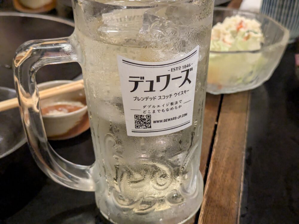 八重洲とり安のハイボール