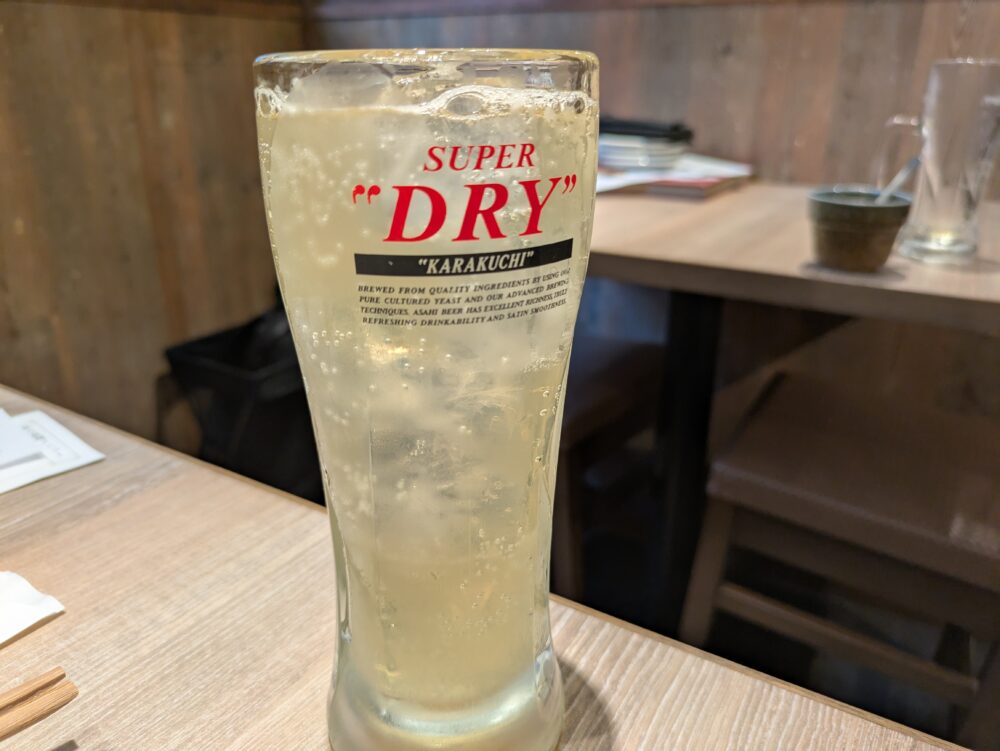 馬並み家三田本店のレモンハイボール