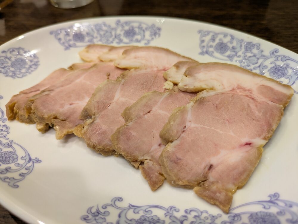 中華食堂ばくの自家製チャーシュー