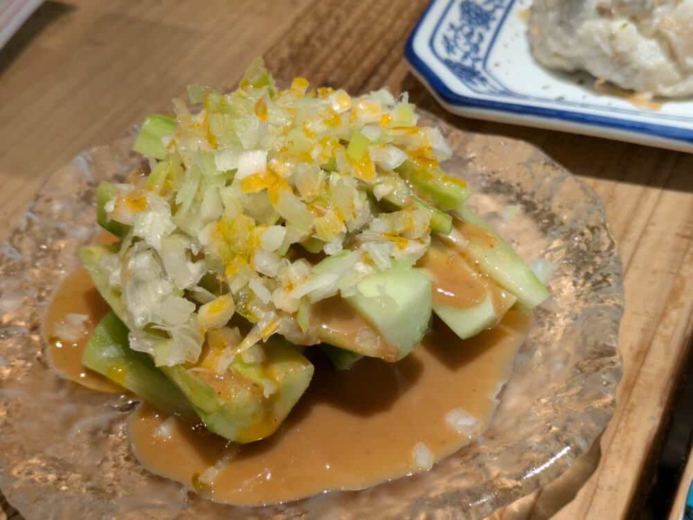 焼き小籠包マニアのごま叩き胡瓜