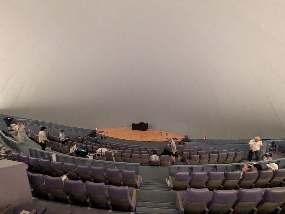 現代産業科学館のプラネタリウム