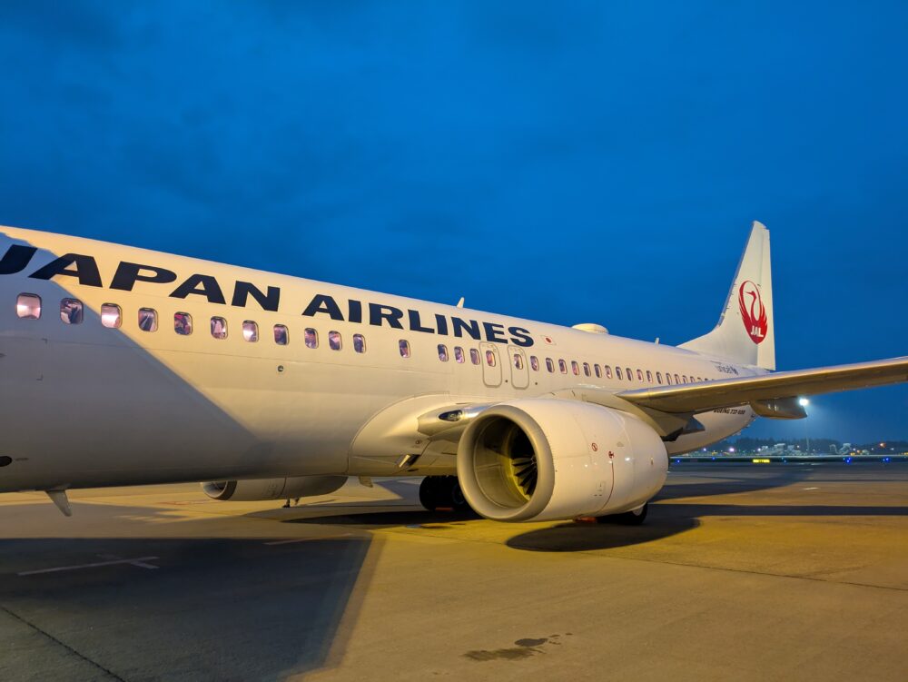 成田空港の沖止め
