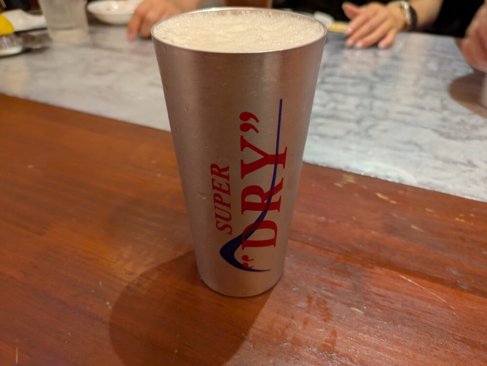 PAIRON餃子工房のビール