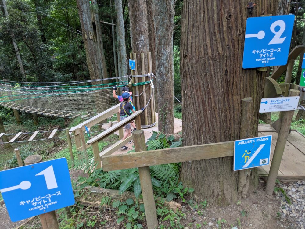 リソルの森のターザニアのスタート地点