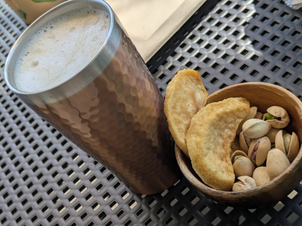 カフェカンベエの和梨のカクテル