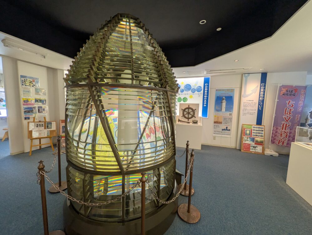 野島埼灯台のきらりん館の展示