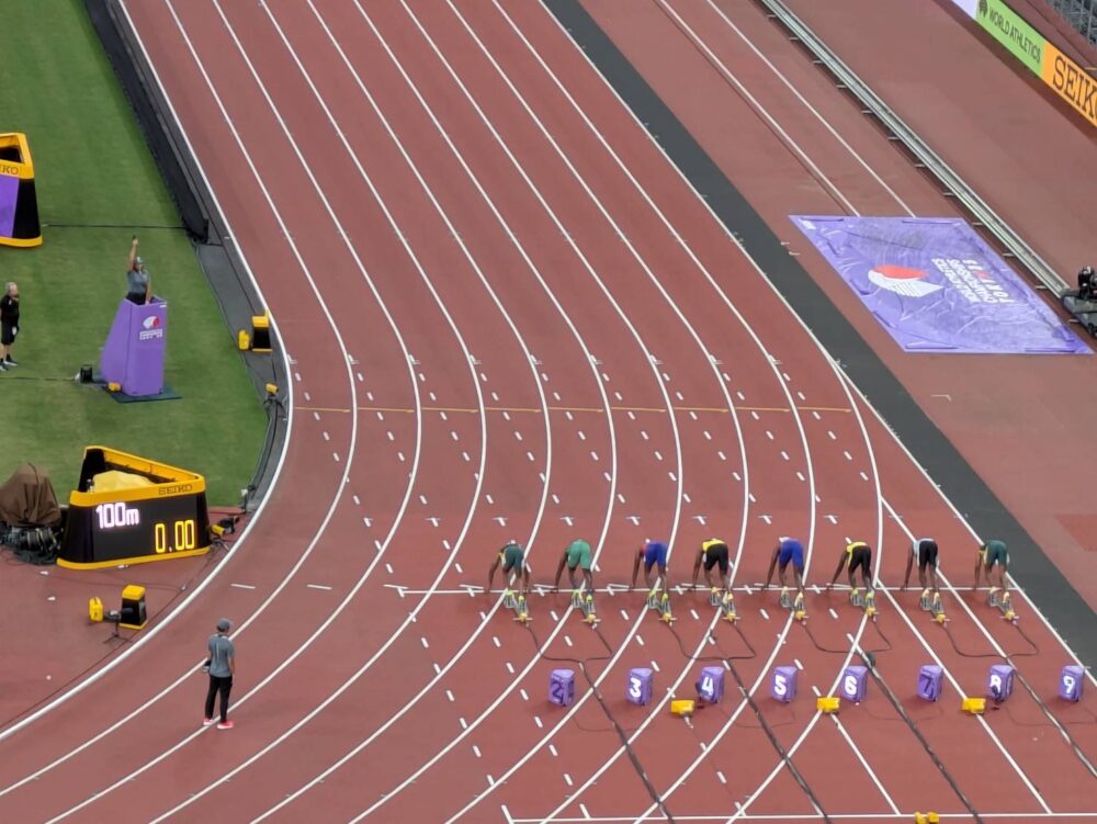 世界陸上の100m