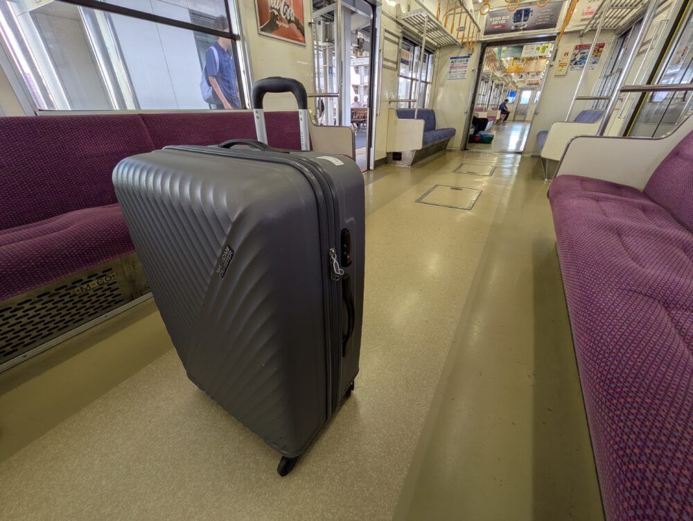 京成電鉄の車内