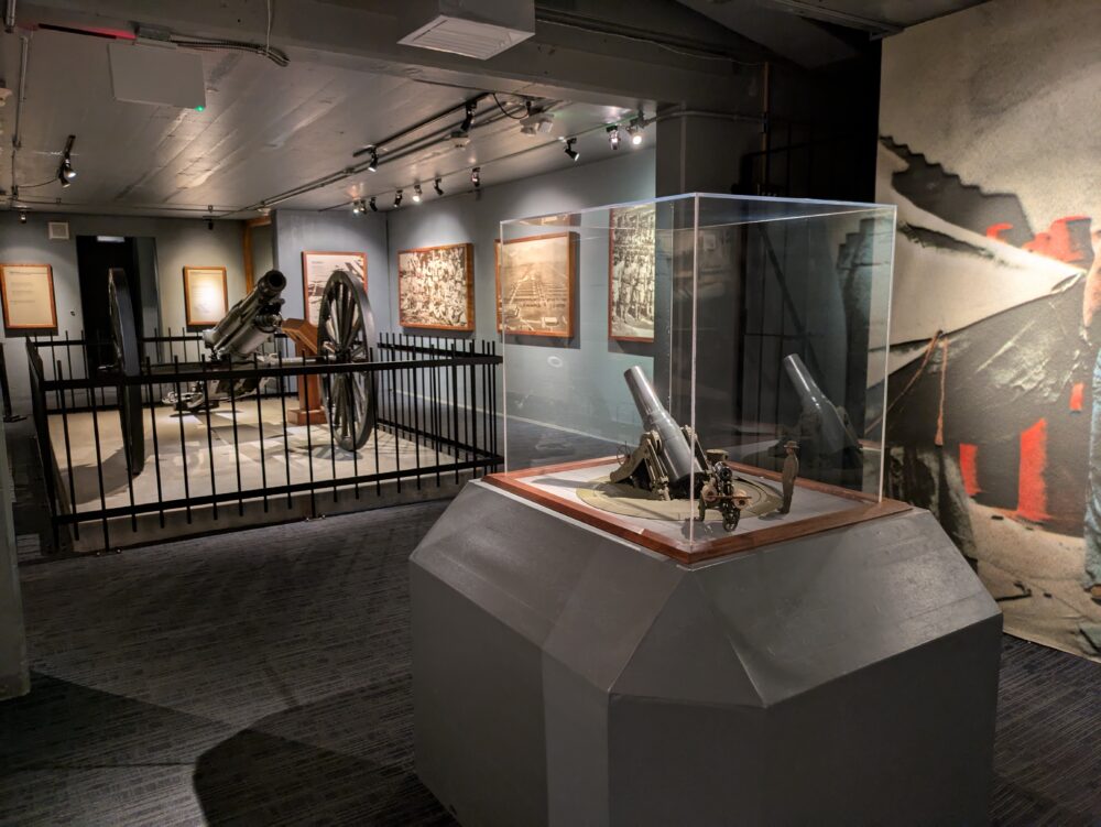 ハワイ陸軍博物館の展示エリア