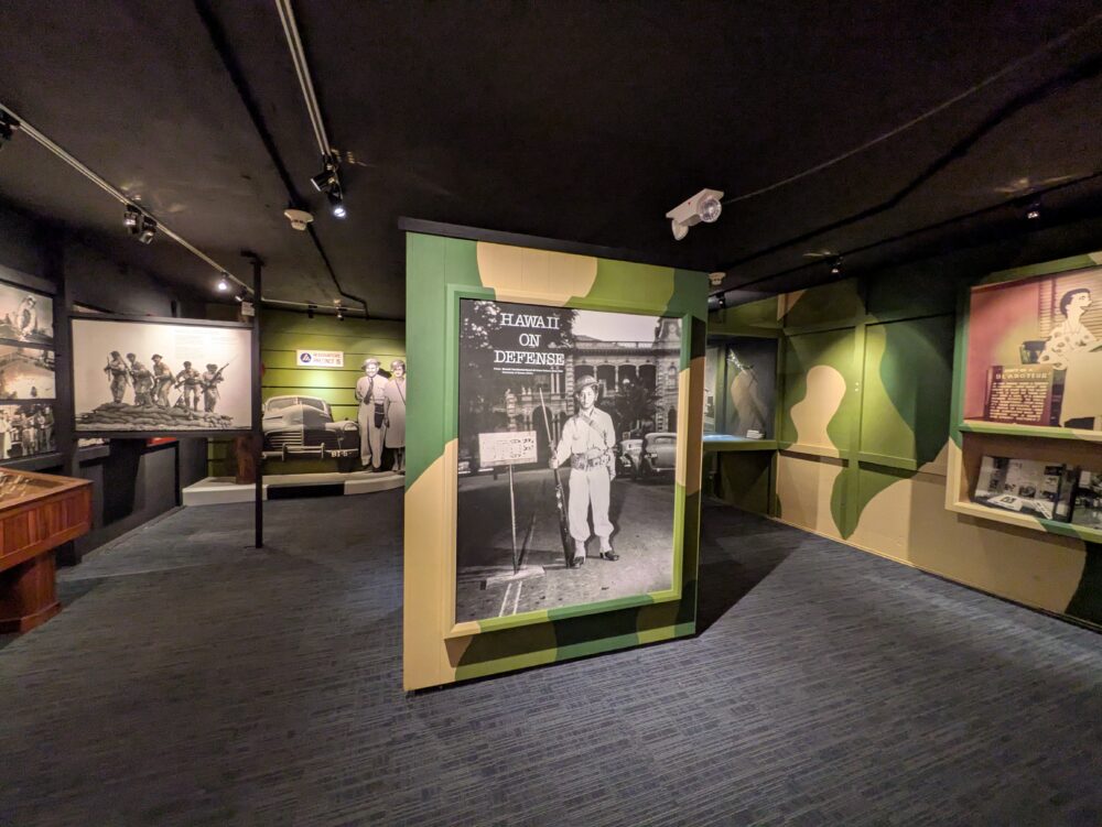 ハワイ陸軍博物館の歴史展示