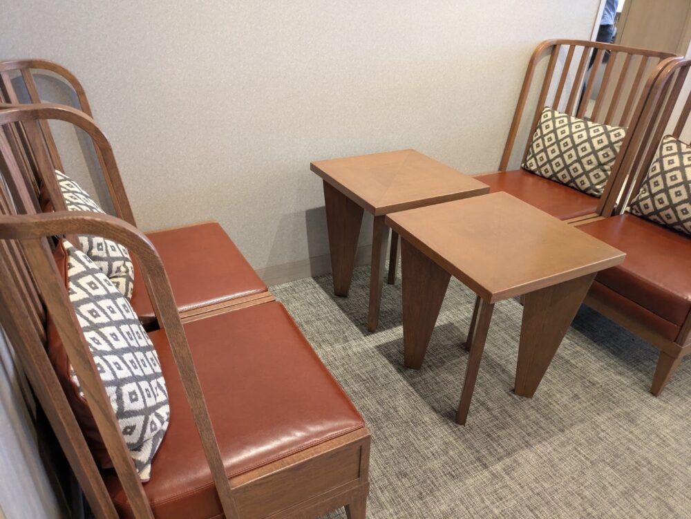 ホノルル空港サクララウンジハレのボックス席