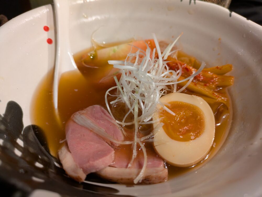 肉の弥生の柚子出汁冷麺