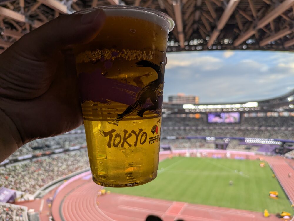 世界陸上のビール