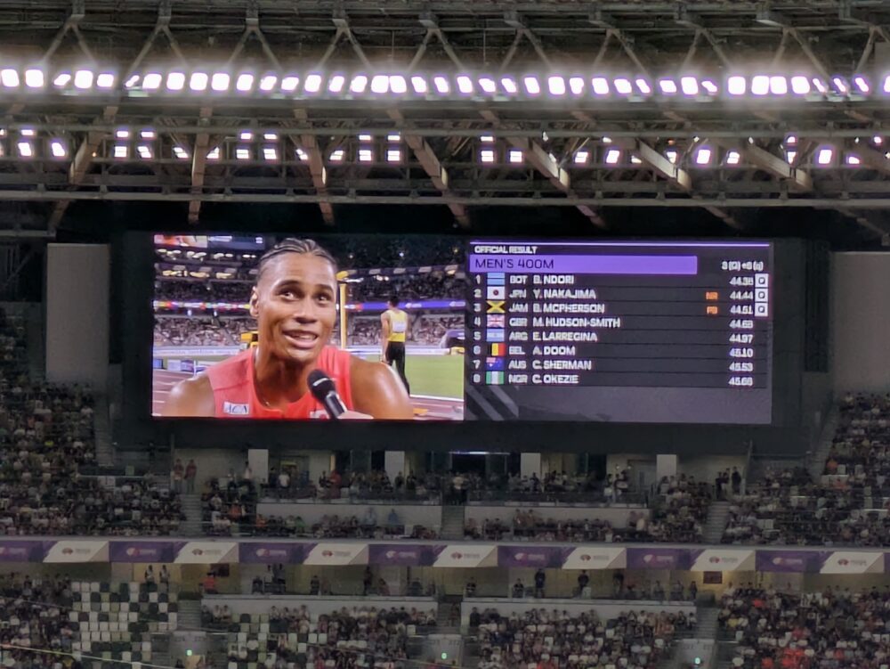 世界陸上の400m予選
