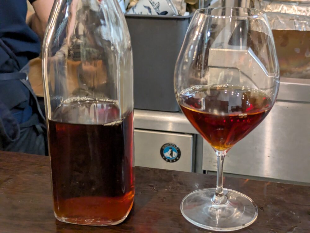 大人の町中華灯の紹興酒