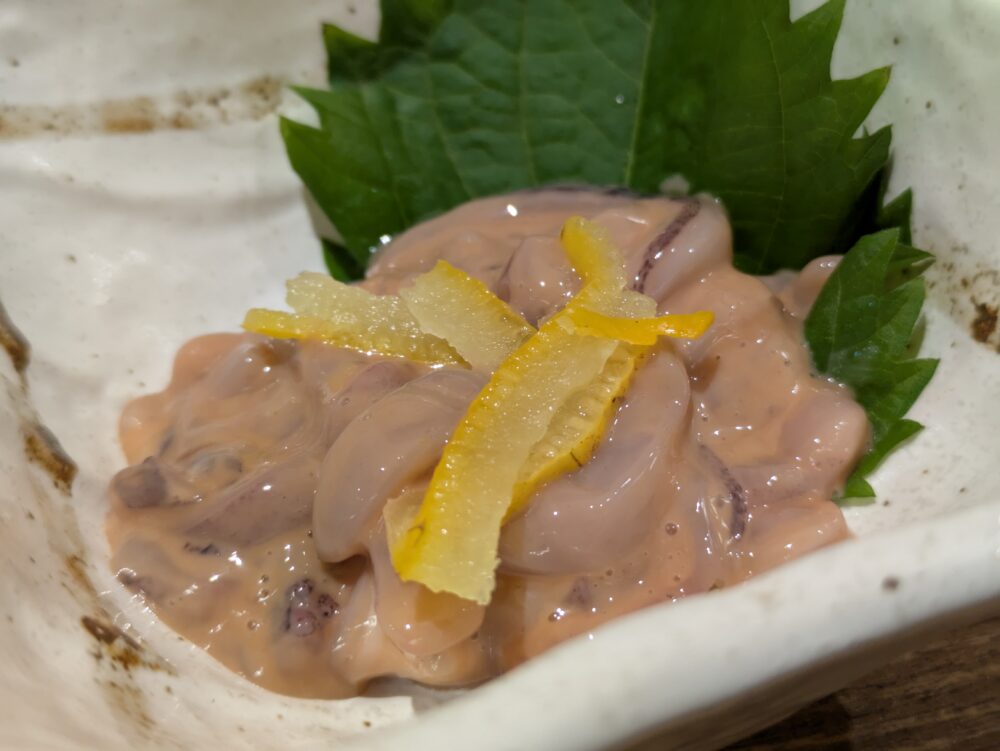 いろり庵上野店の塩辛