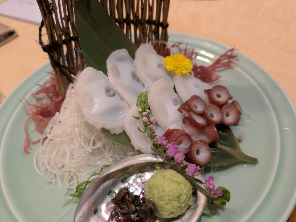 神田ッ子の水タコの刺身