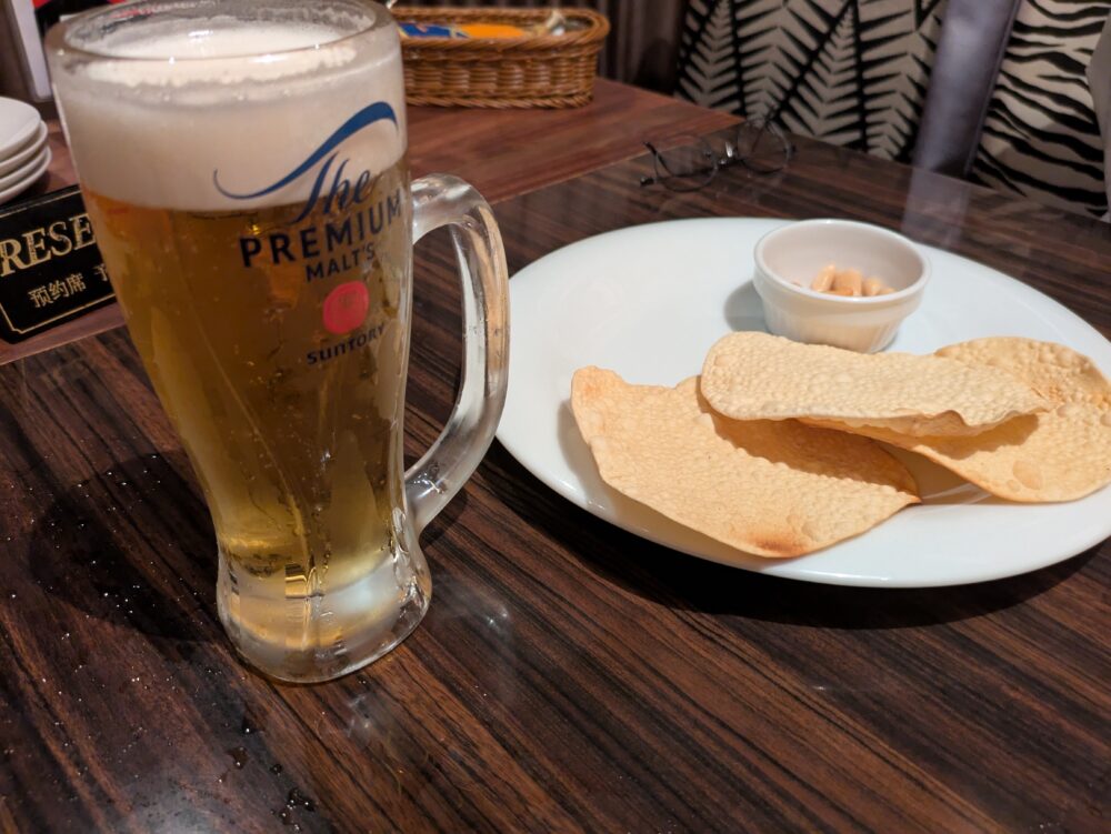 TOMBOY赤坂店のビール
