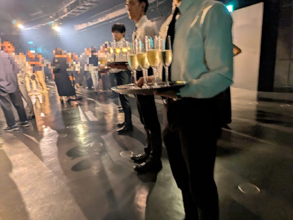 センチュリオンイベントのウエルカムドリンク
