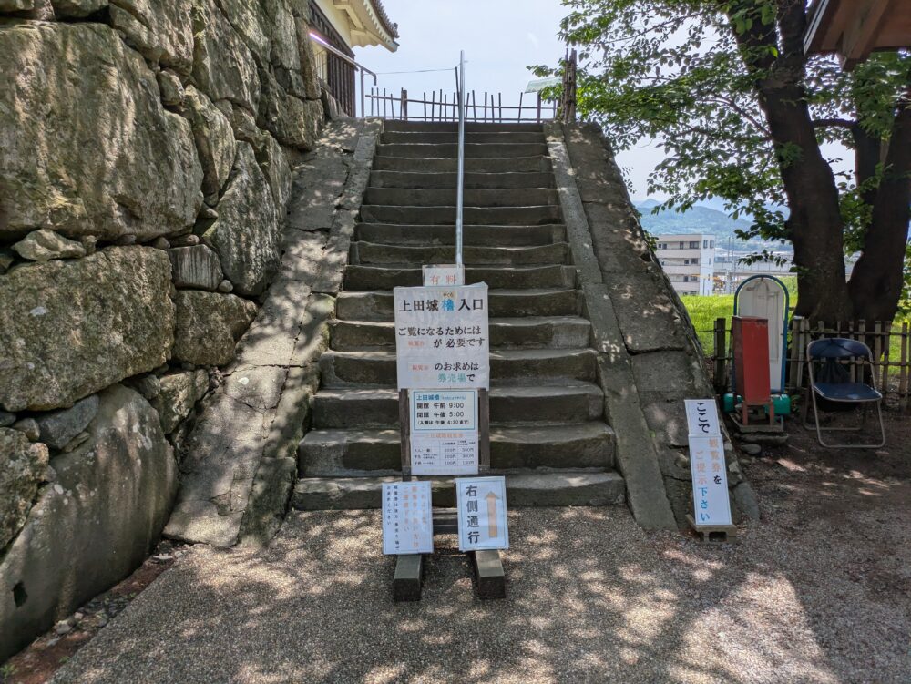 上田城址公園の櫓