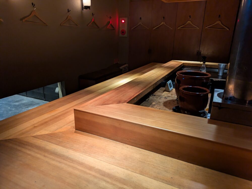 酉たかのカウンター