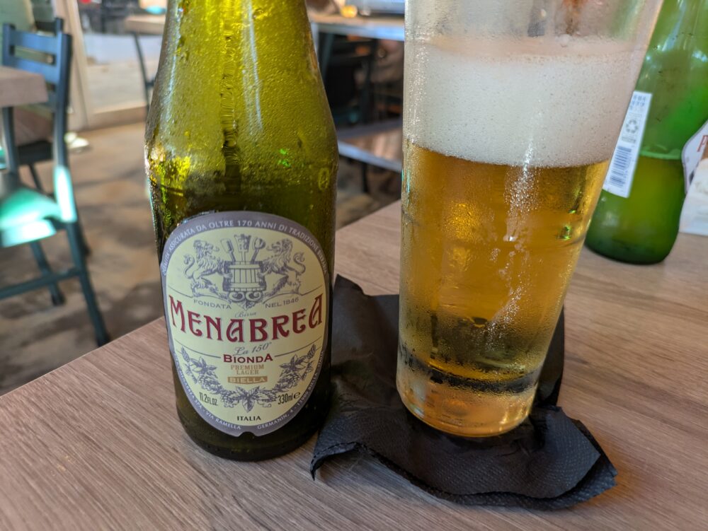 アランチーノディマーレのビール