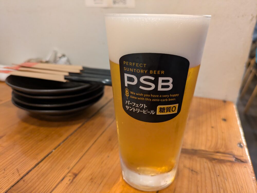 サカバ食堂大漁一家のビール
