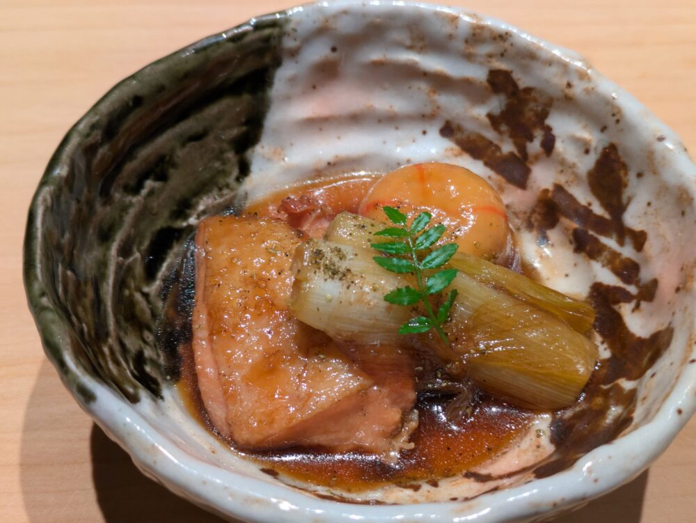 KIWAMIDININGの鳥しきと鳥さきの夢の競演の鳥すきが絶品