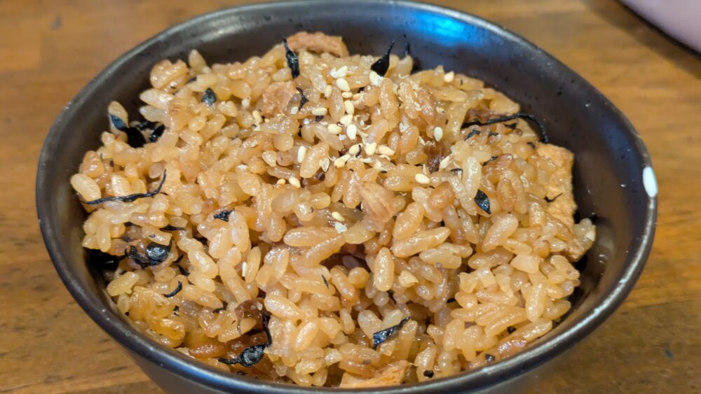 つけ蕎麦BONSAI国分寺店の炊き込みご飯