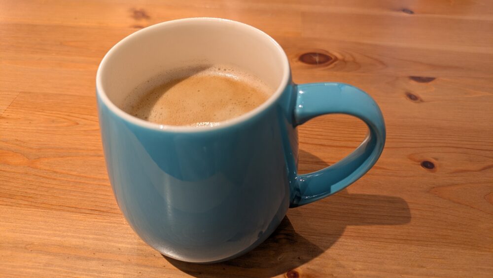 レインボーカフェのコーヒー