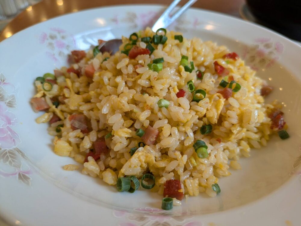 一楽の炭火焼チャーシュー炒飯