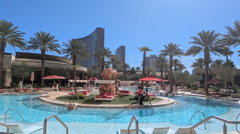 ラスベガスヒルトンアットザワールドのプール
