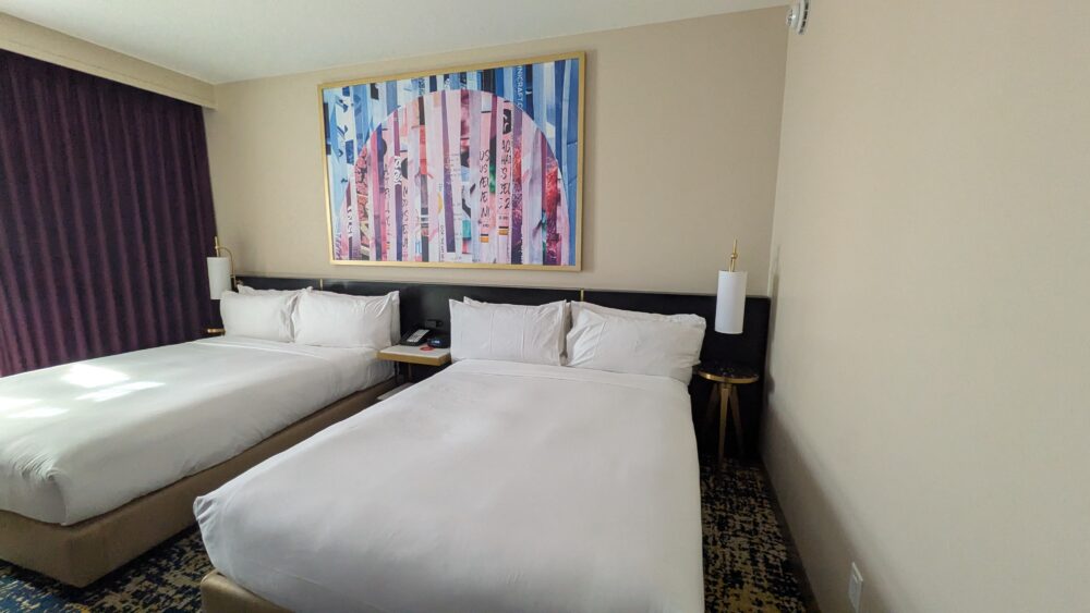 ラスベガスヒルトンアットザワールドのデラックスクイーン