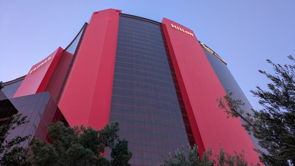 ラスベガスヒルトンアットザワールドの外観