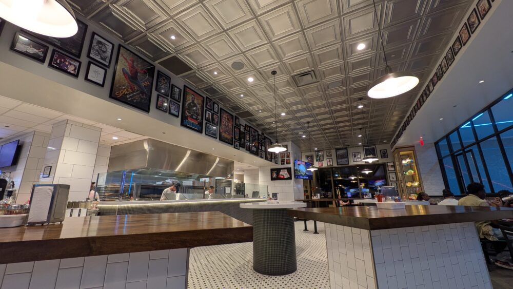 Mulberry Street Pizzeriaのカウンター