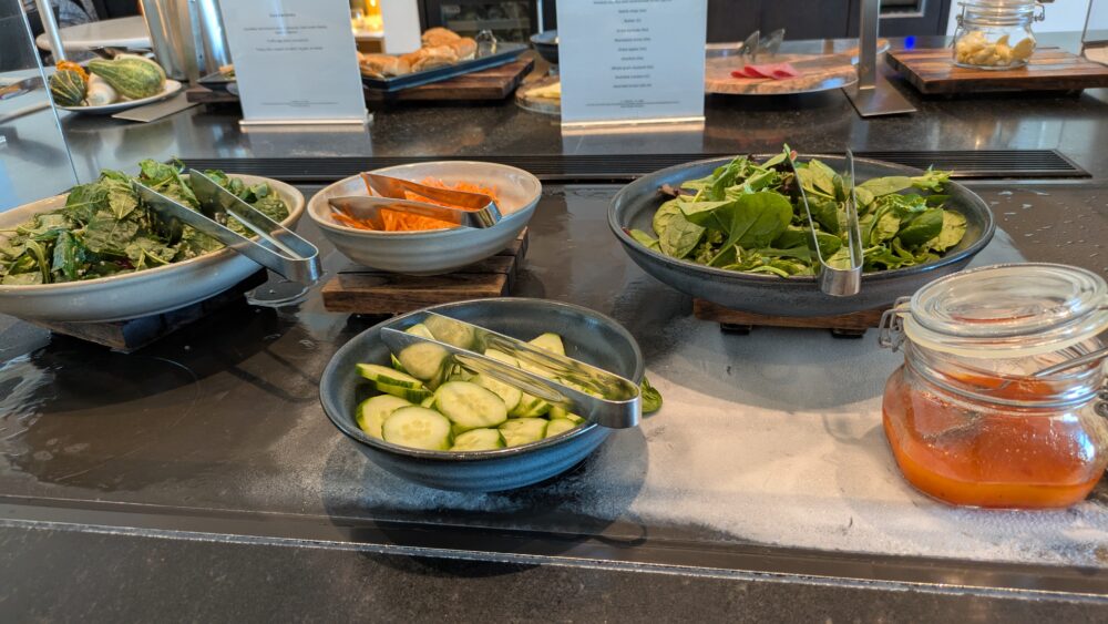 ブリティッシュ・エアウェイズ(British Airways)のサラダ