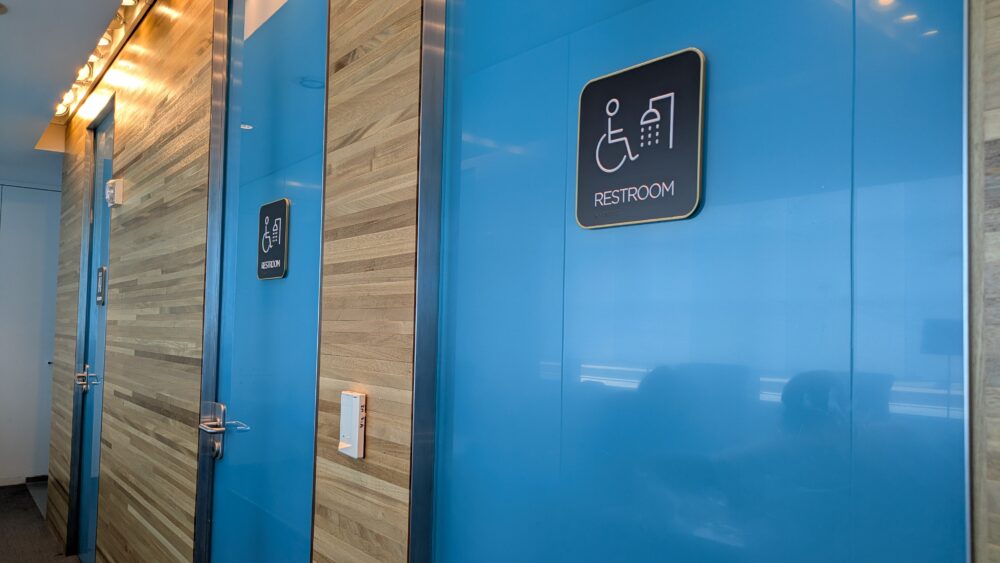 ヴァージン・アトランティック航空のクラブハウスのトイレ