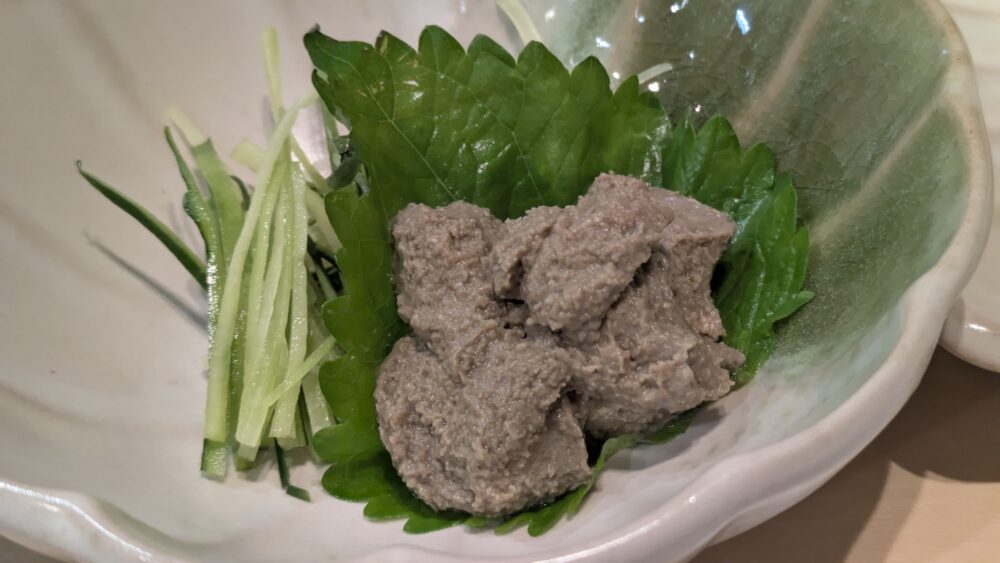 鮨海老澤のカニ味噌