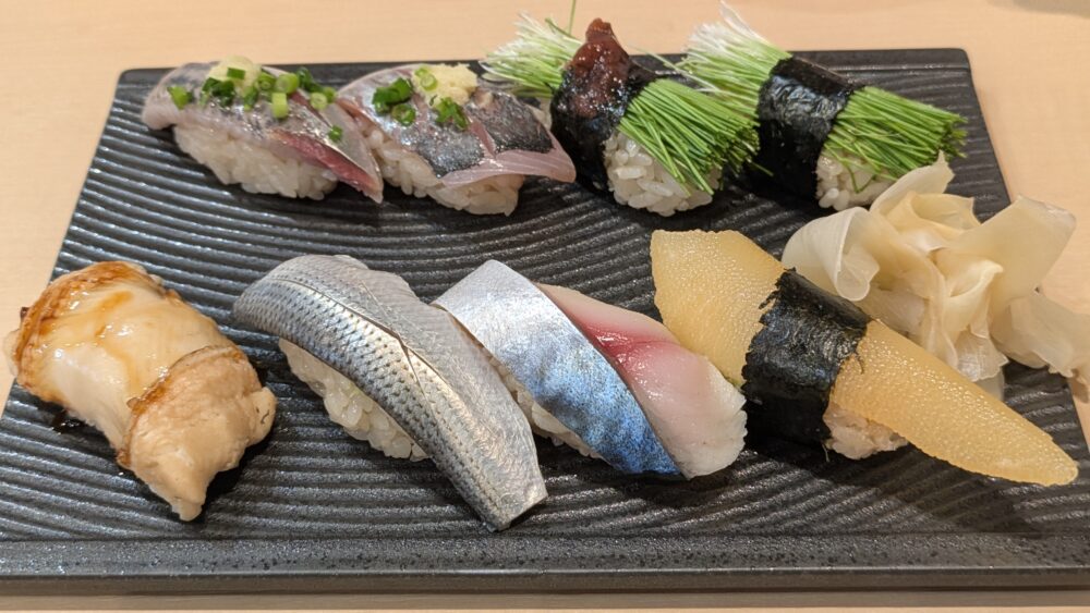 鮨海老澤のお好み握り