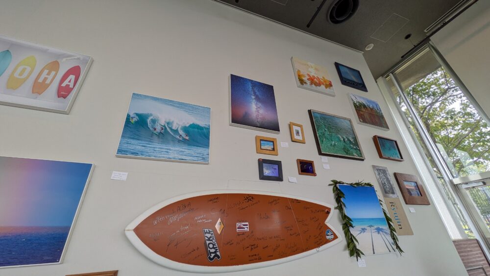 象の鼻テラスのハワイの手ざわりのりゅうじん氏の作品