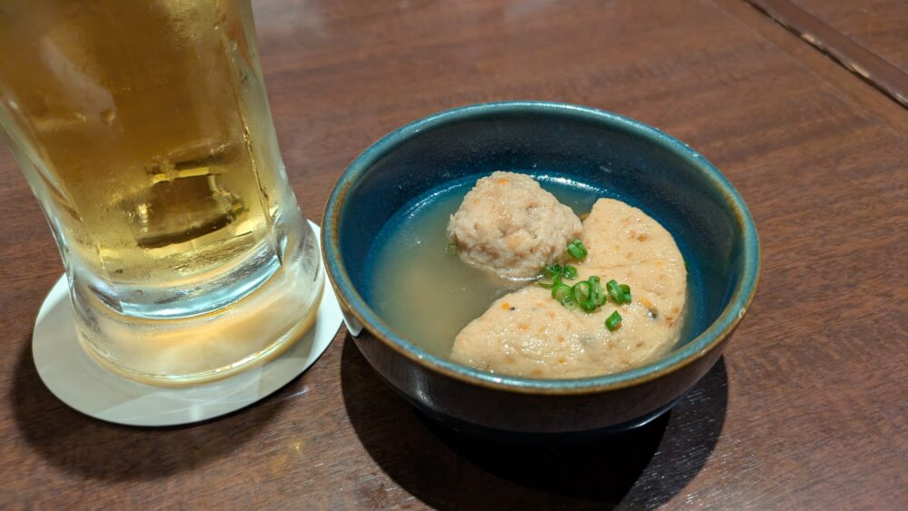 庄や上野駅前店のお通し