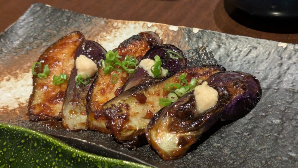 庄や上野駅前店の秋ナス生姜焼き