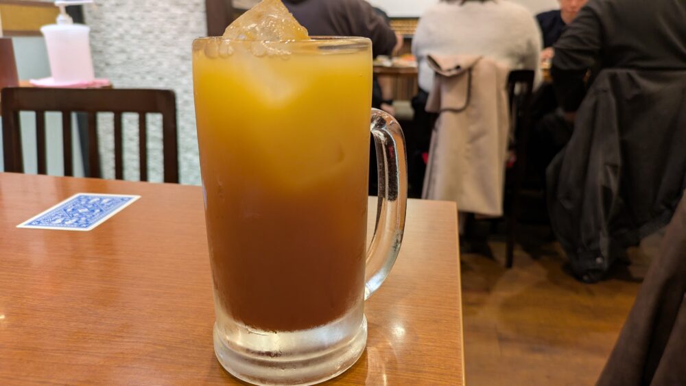 桂園銀座店のカシスソーダ