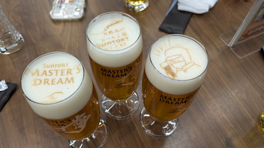 サントリー天然水のビール工場東京・武蔵野のマスターズドリーム